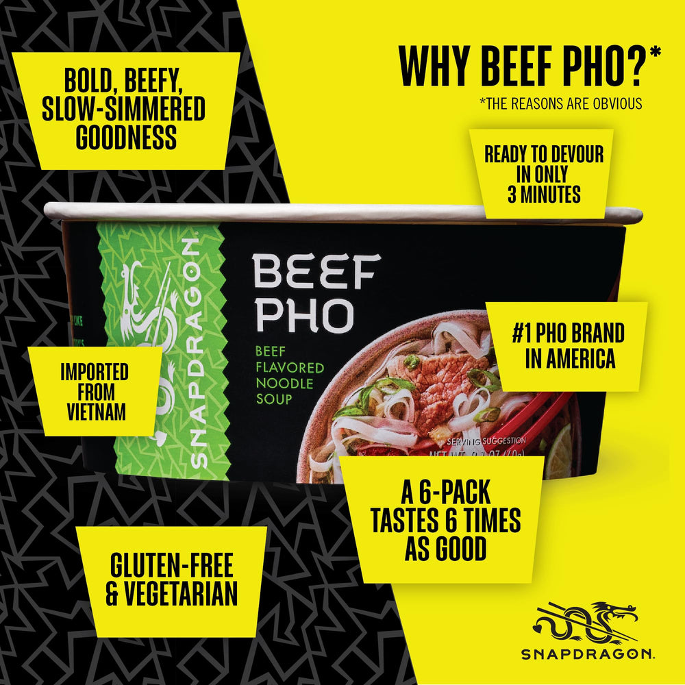 Snapdragon Pho Bowls microwave-ready cup for quick meals