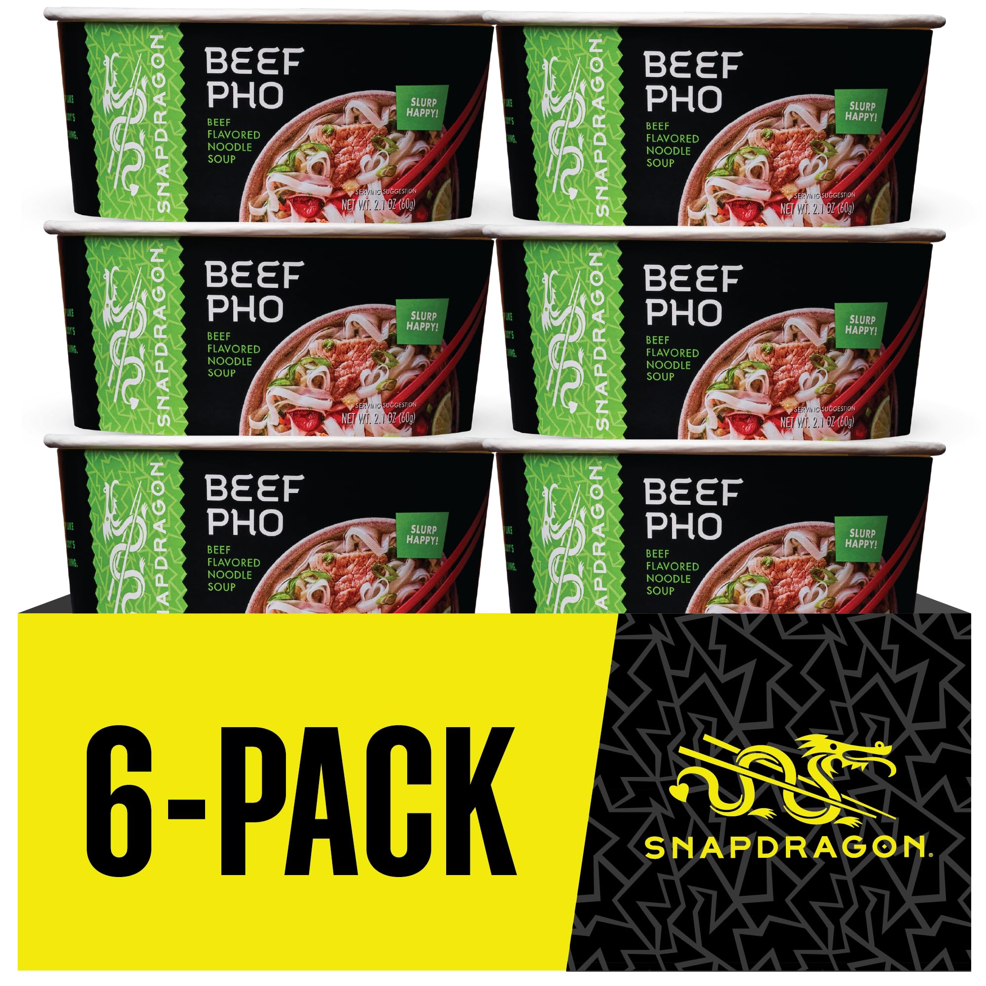 Snapdragon Pho Bowls travel-ready packaging ideal for lunches
