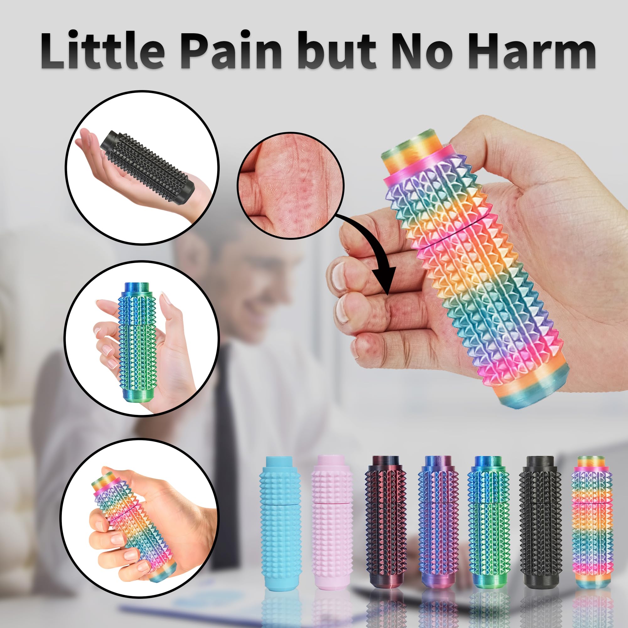 SnapMorph Little Ouchies clicky button presses for tactile relief.