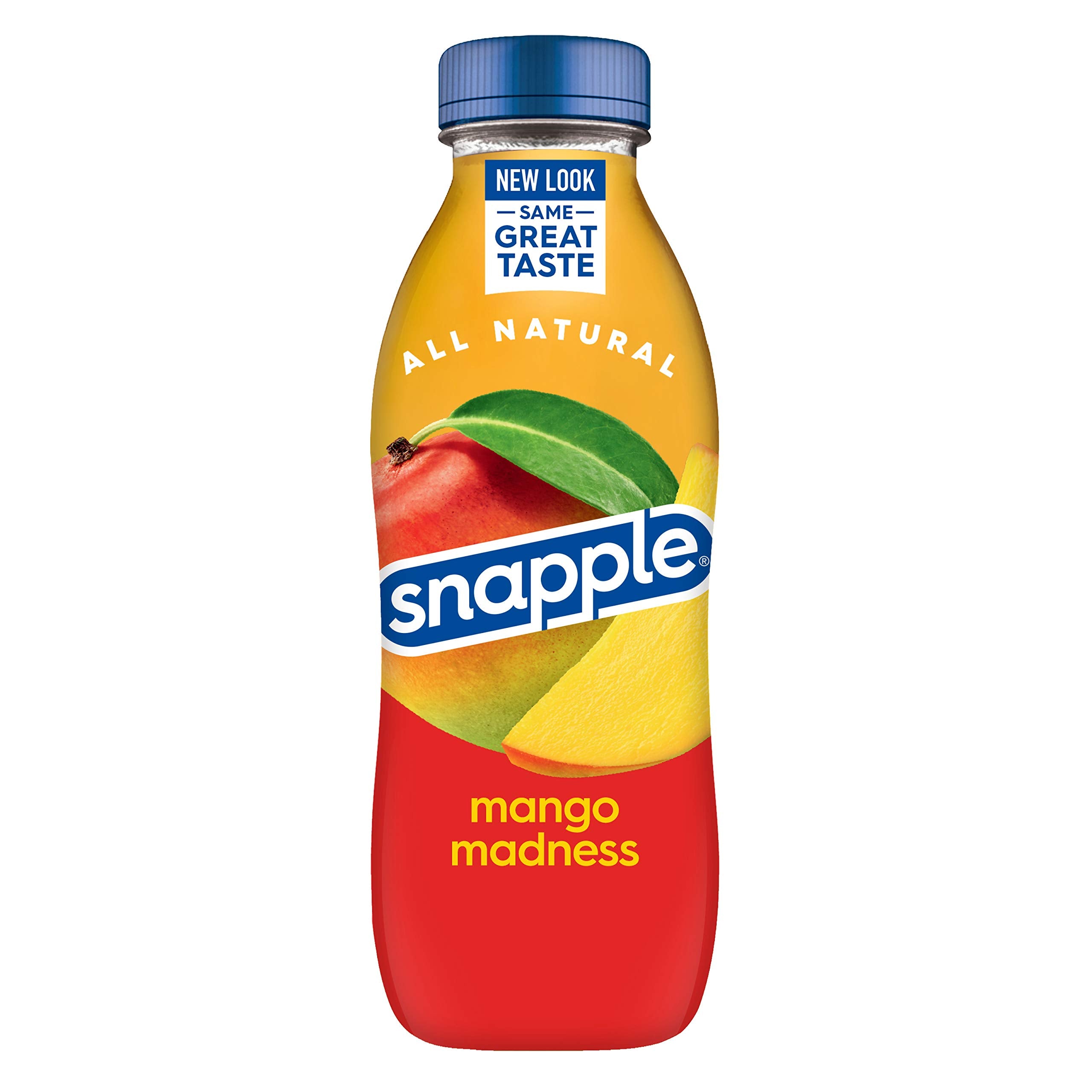 Snapple Mango Madness mango imagery — vibrant tropical fruit appeal.