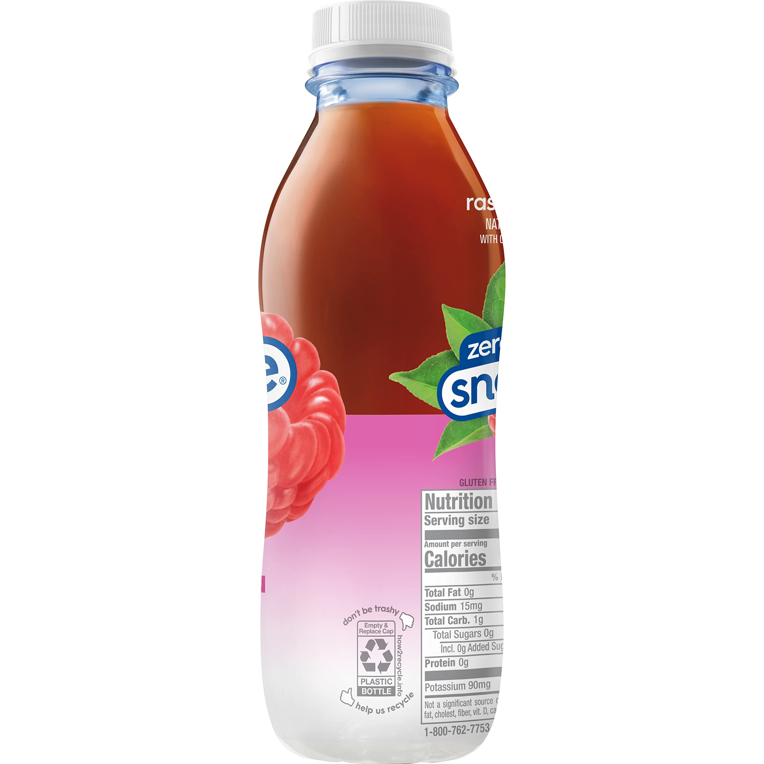 Snapple Raspberry Tea glass with steam invites a warm moment.