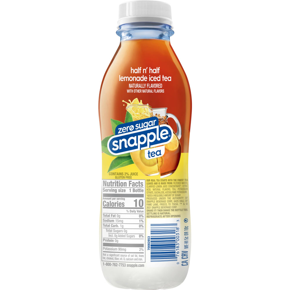 Snapple Real Facts cap featured on the bottle