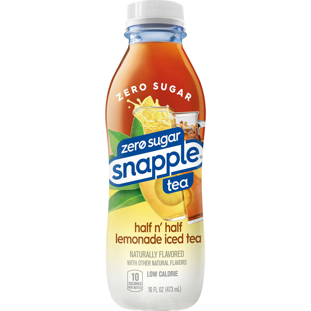 Recyclable Snapple packaging excludes cap and label