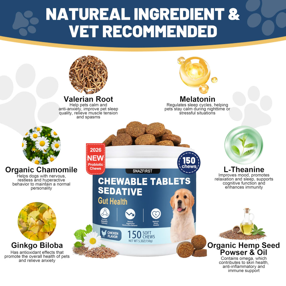 SnazFirst Calming Chews chicken flavor supports calm, appetizing daily treats