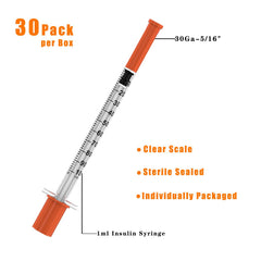 Burr-free needle tip on the Sndedi U-100 syringe enables smooth insertion.