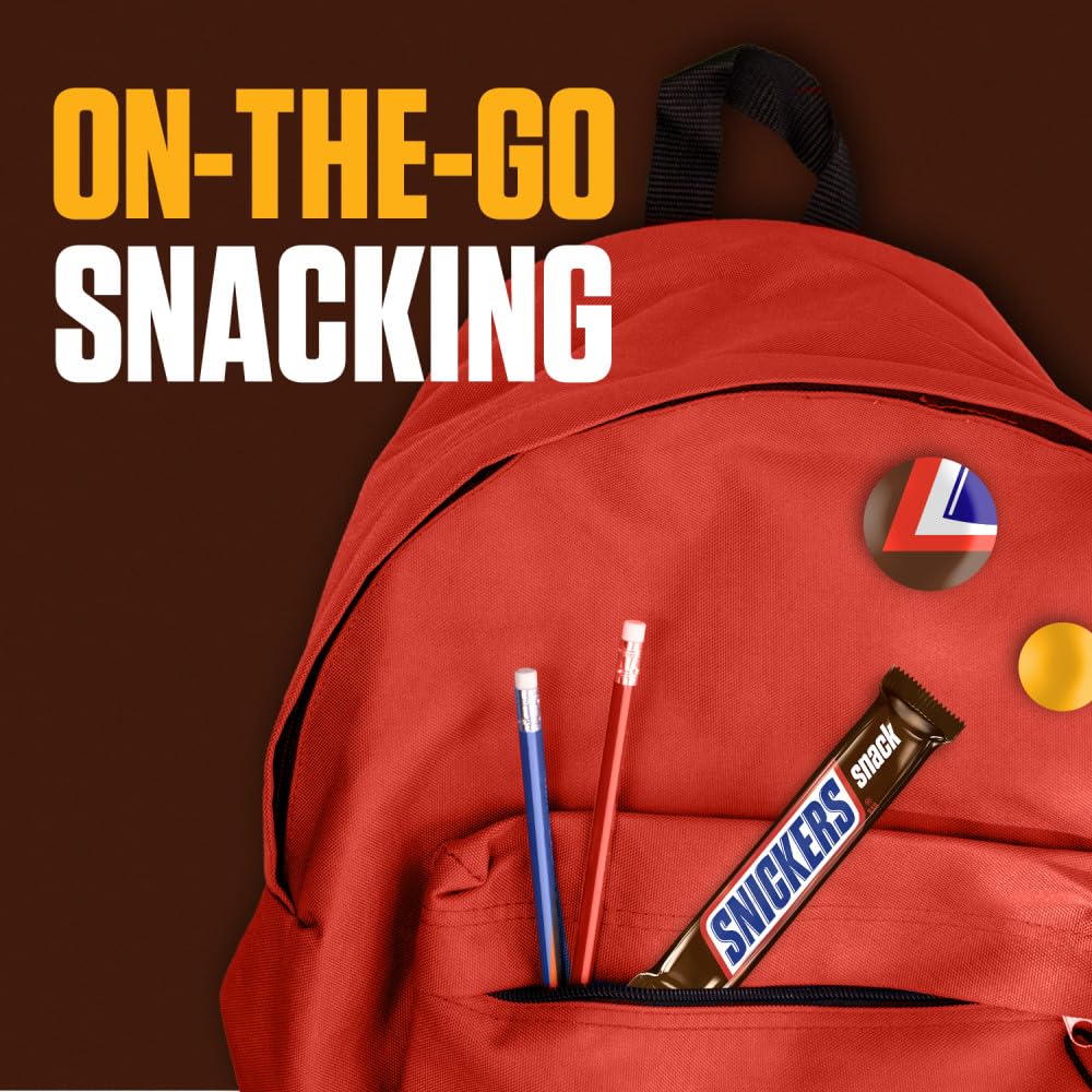 Snickers 24-pack ideal for sharing at work or home.