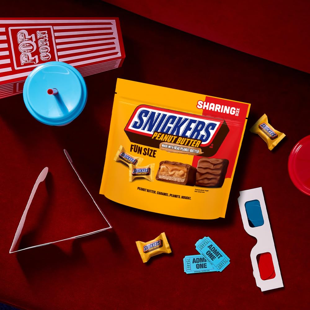 Snickers Fun Size serving idea for game nights.