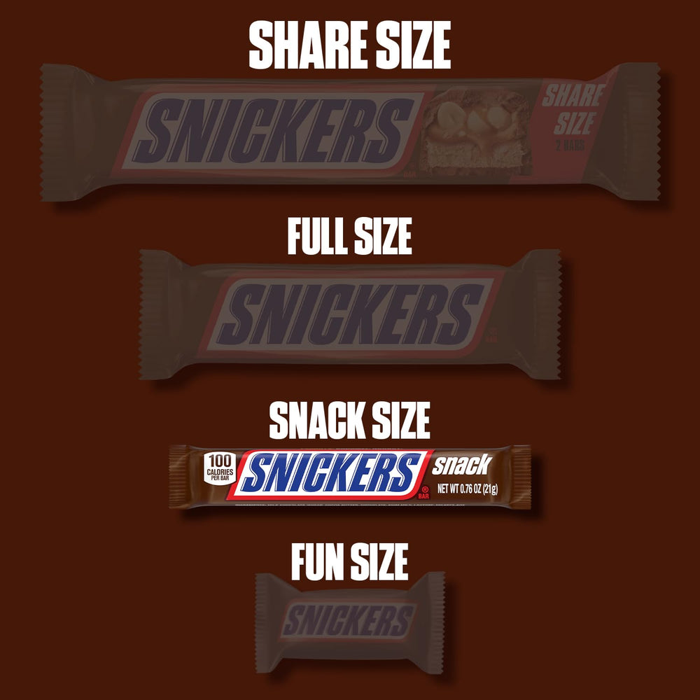 Snickers perfect movie-night treat for quick indulgence.