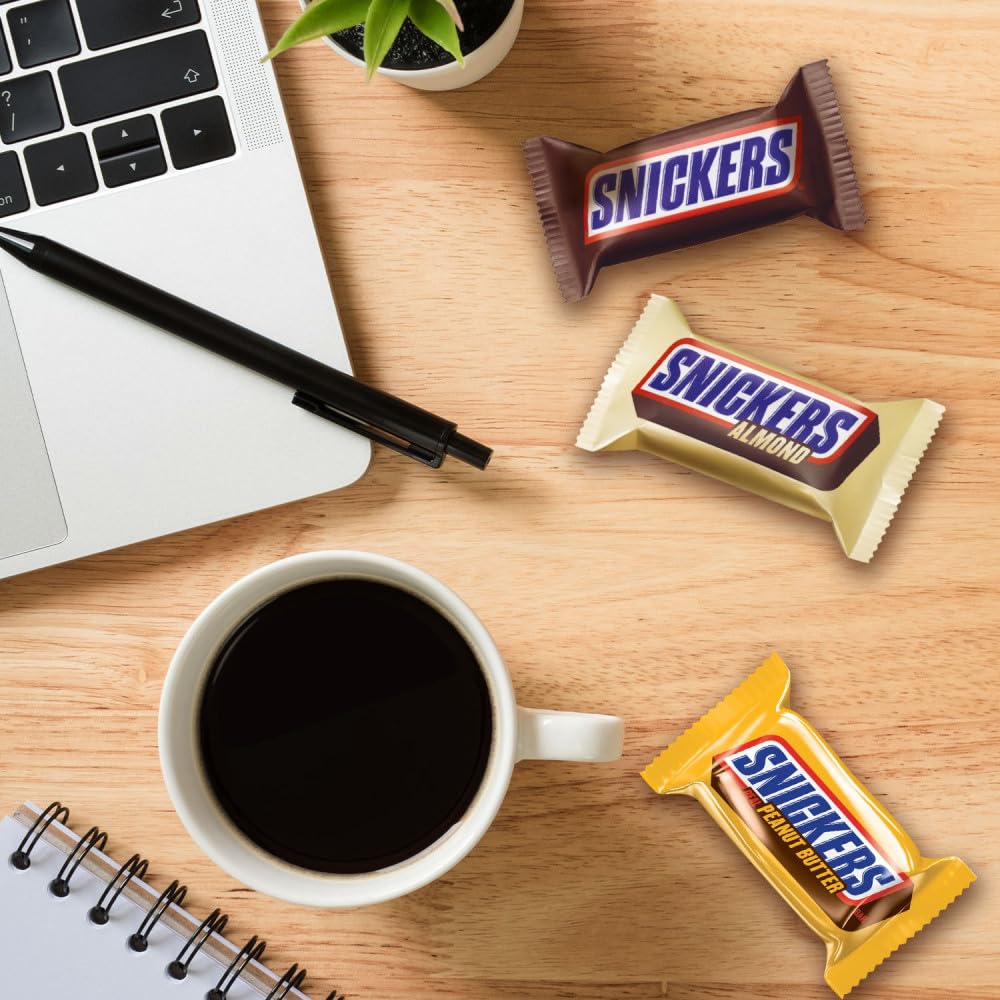 Snickers office share candy brightens breaks and boosts morale during busy days.