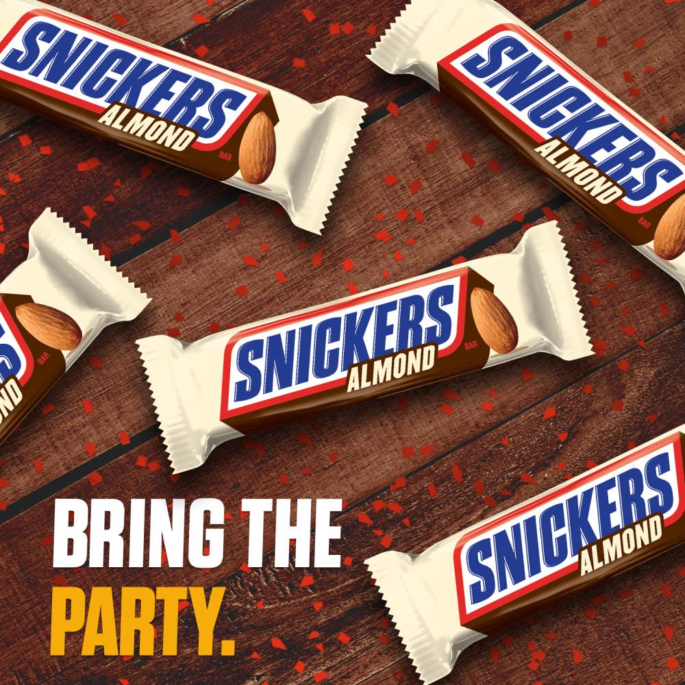 SNICKERS 24-pack shown for office sharing or party snacks.