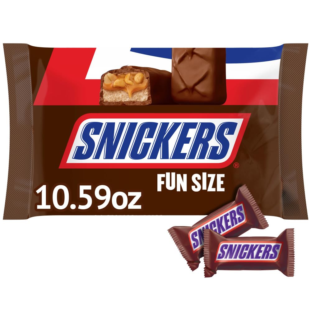 Snickers original chocolate fun size bag, ideal party snack