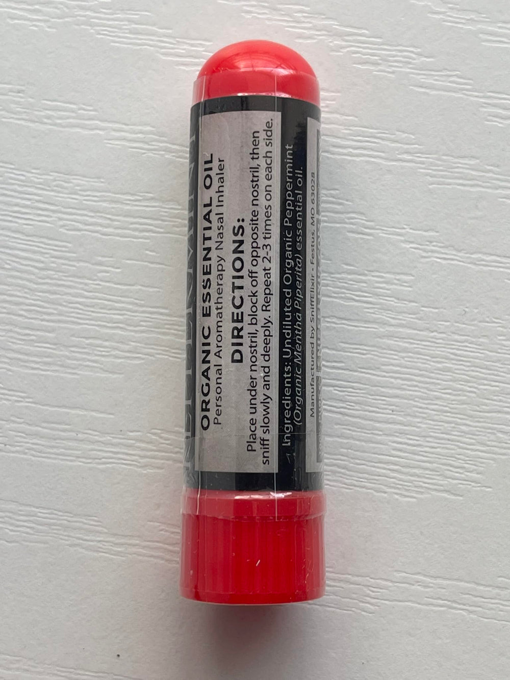 Made in USA badge on SniffElixir packaging