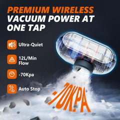 SNOCOD cordless pump demonstrates quick setup for on-the-go compression.