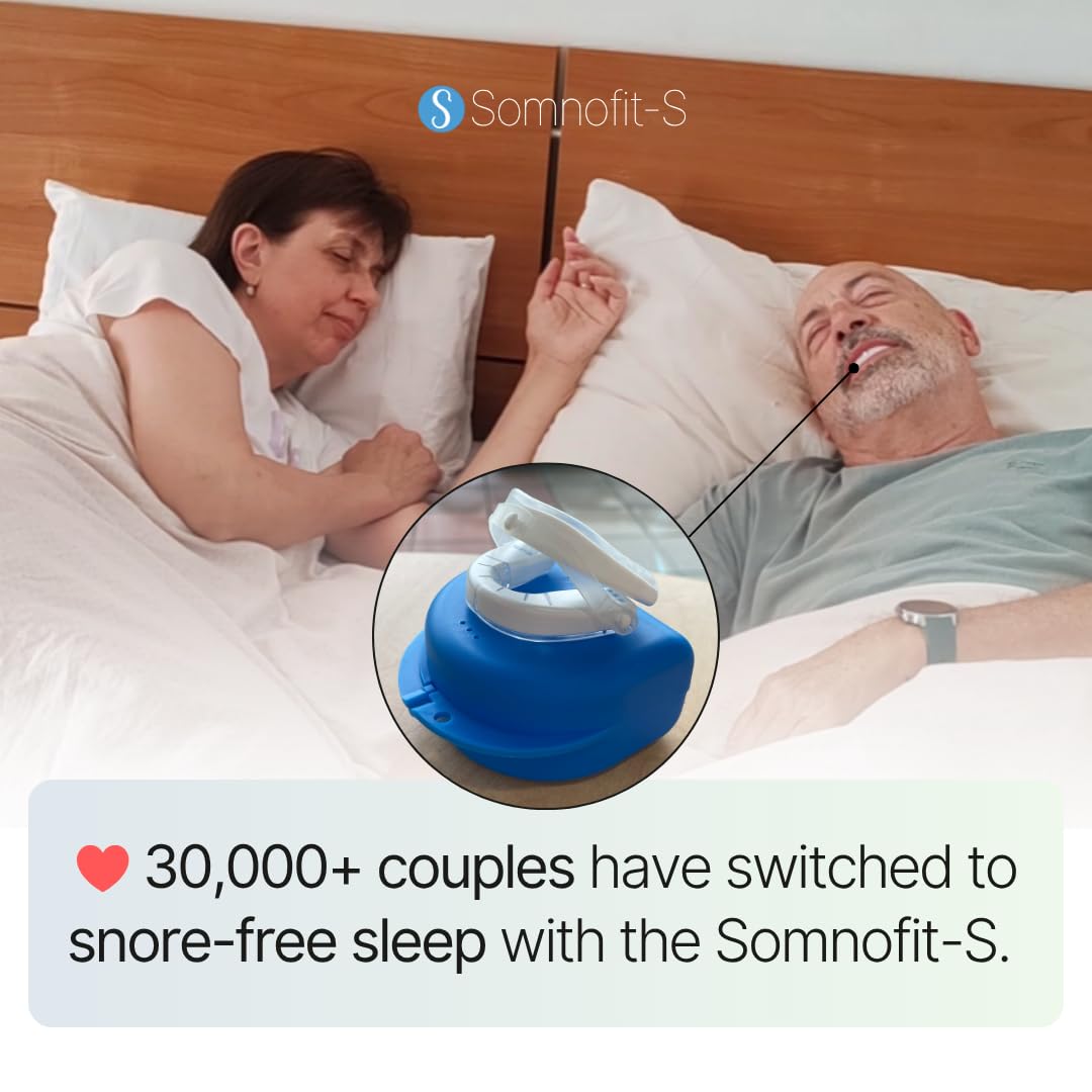 SnoreLessNow Somnofit FDA-cleared packaging supports trusted home use.