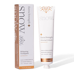 Snow Nanohydroxyapatite Whitening Toothpaste Core tube, daily whitening potential and enamel-friendly use.