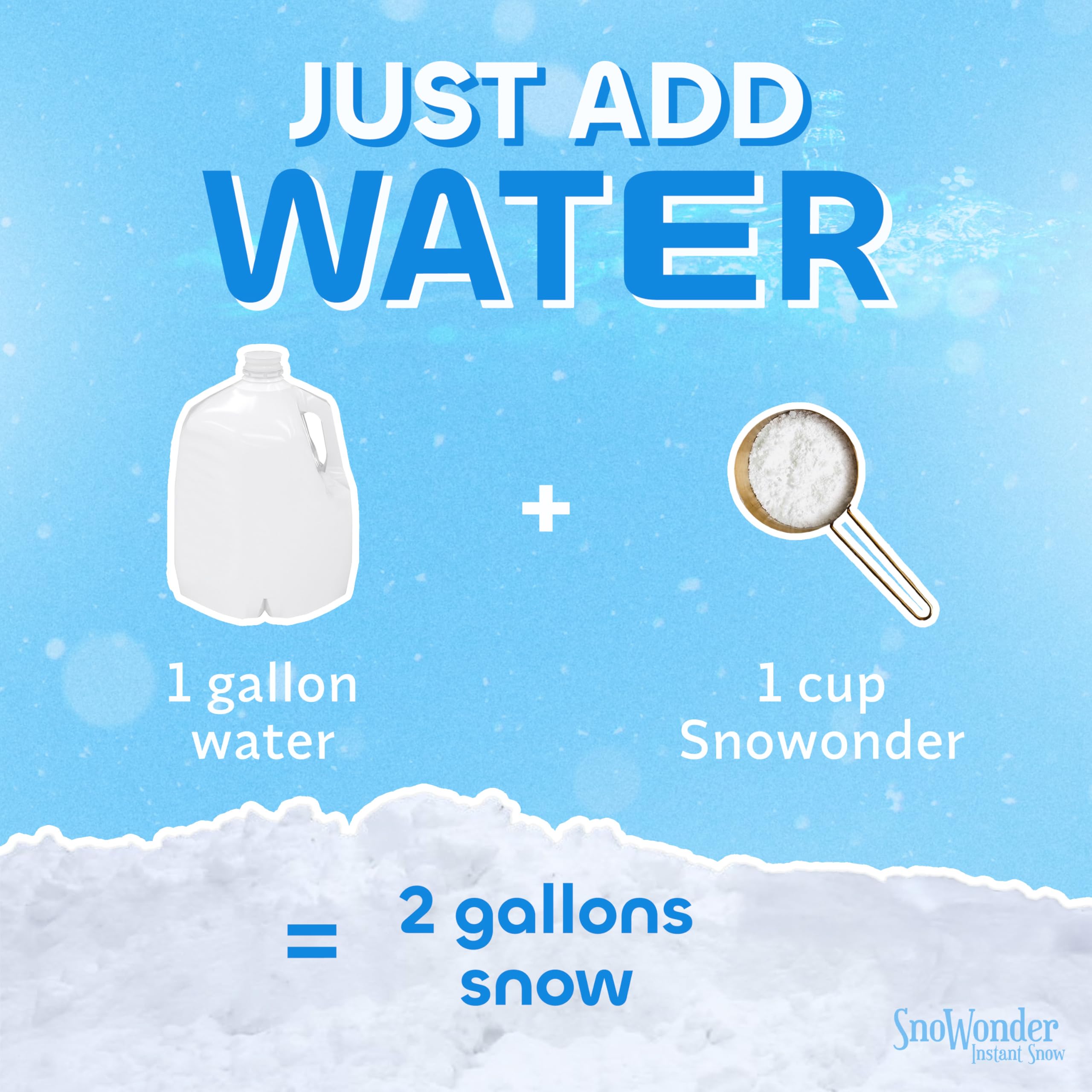 Snowonder holiday snow decor brightens displays with festive, reusable material.
