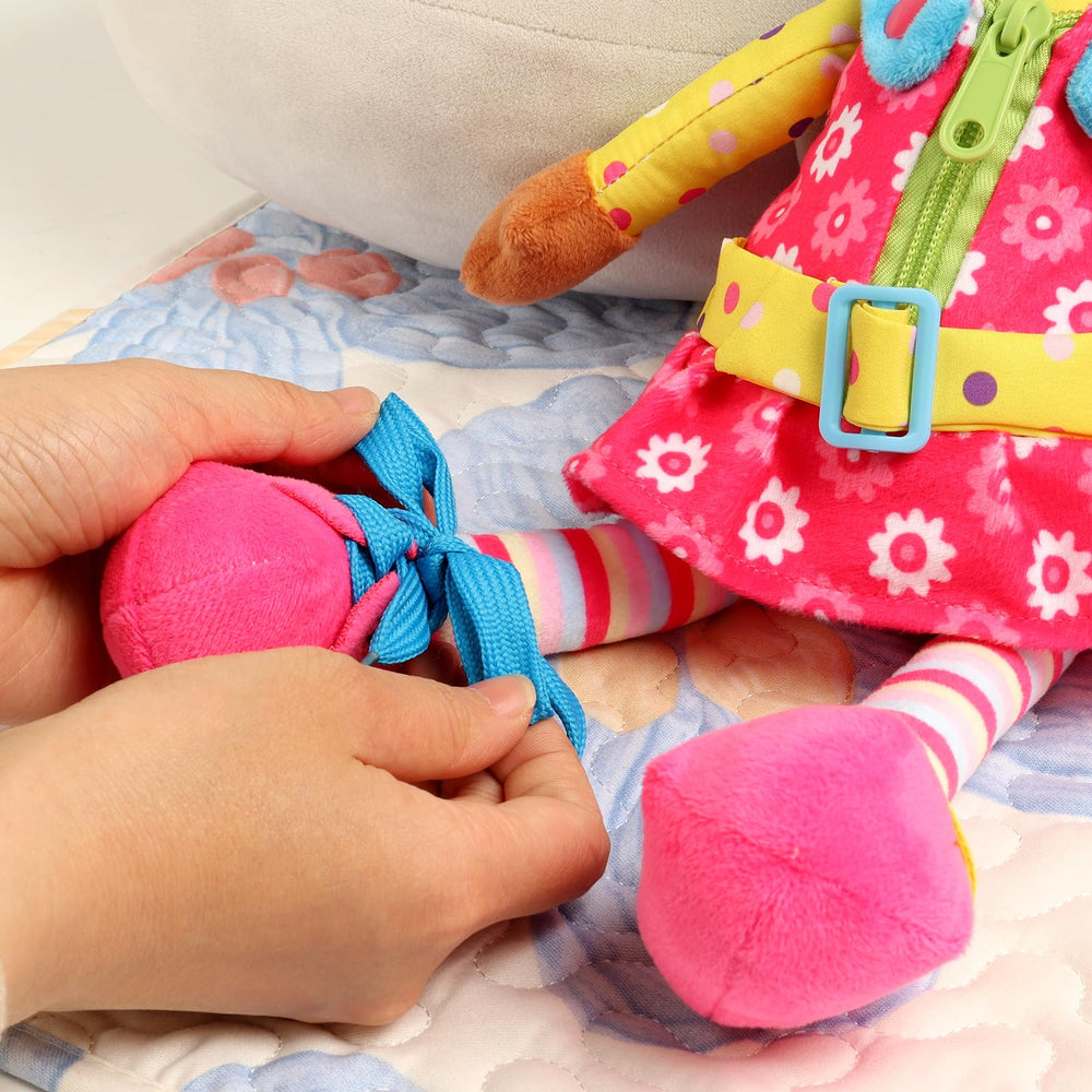 Braided hair play with Sugar Snap boosts imaginative dress-up.