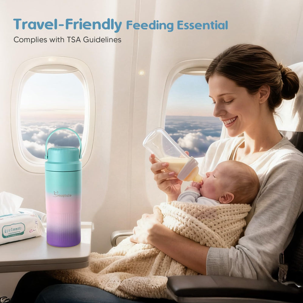 Snugtale travel-friendly milk cooler designed for trips and outdoor use.