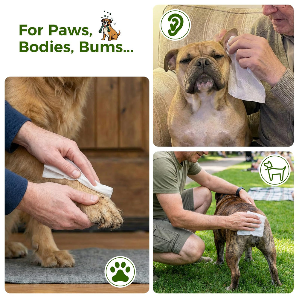 Snuvid dog wipes compostable fibers support eco-friendly pet care