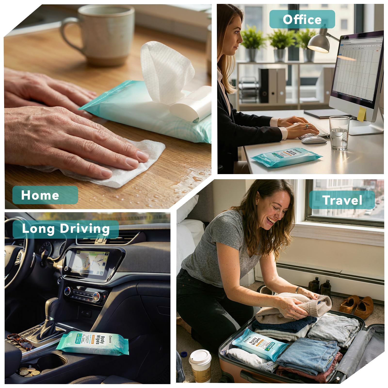 Snuvid outdoor adventure wipes support quick cleanups after activities.