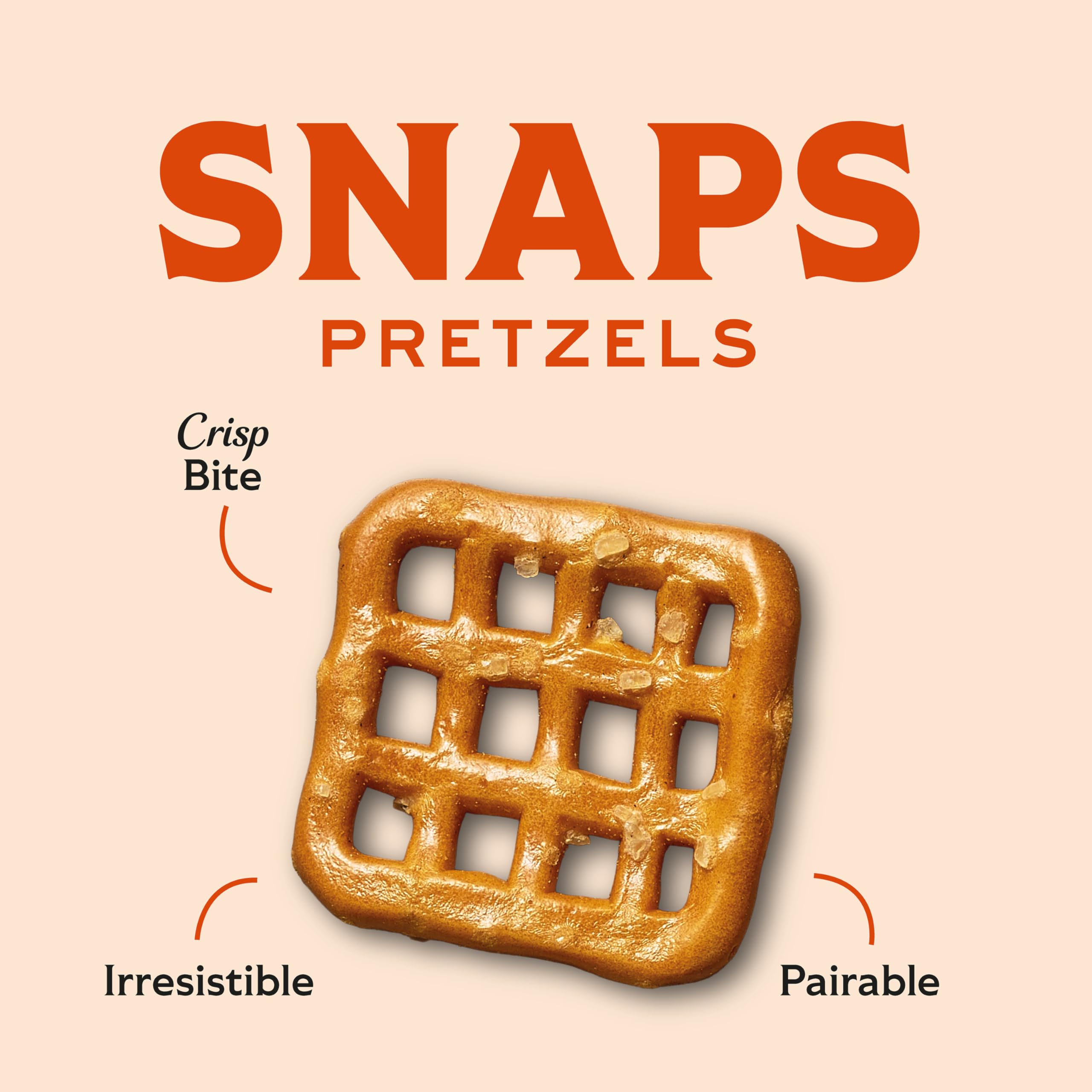 Snyder's Gluten Free Snaps on a plate, perfect for sharing