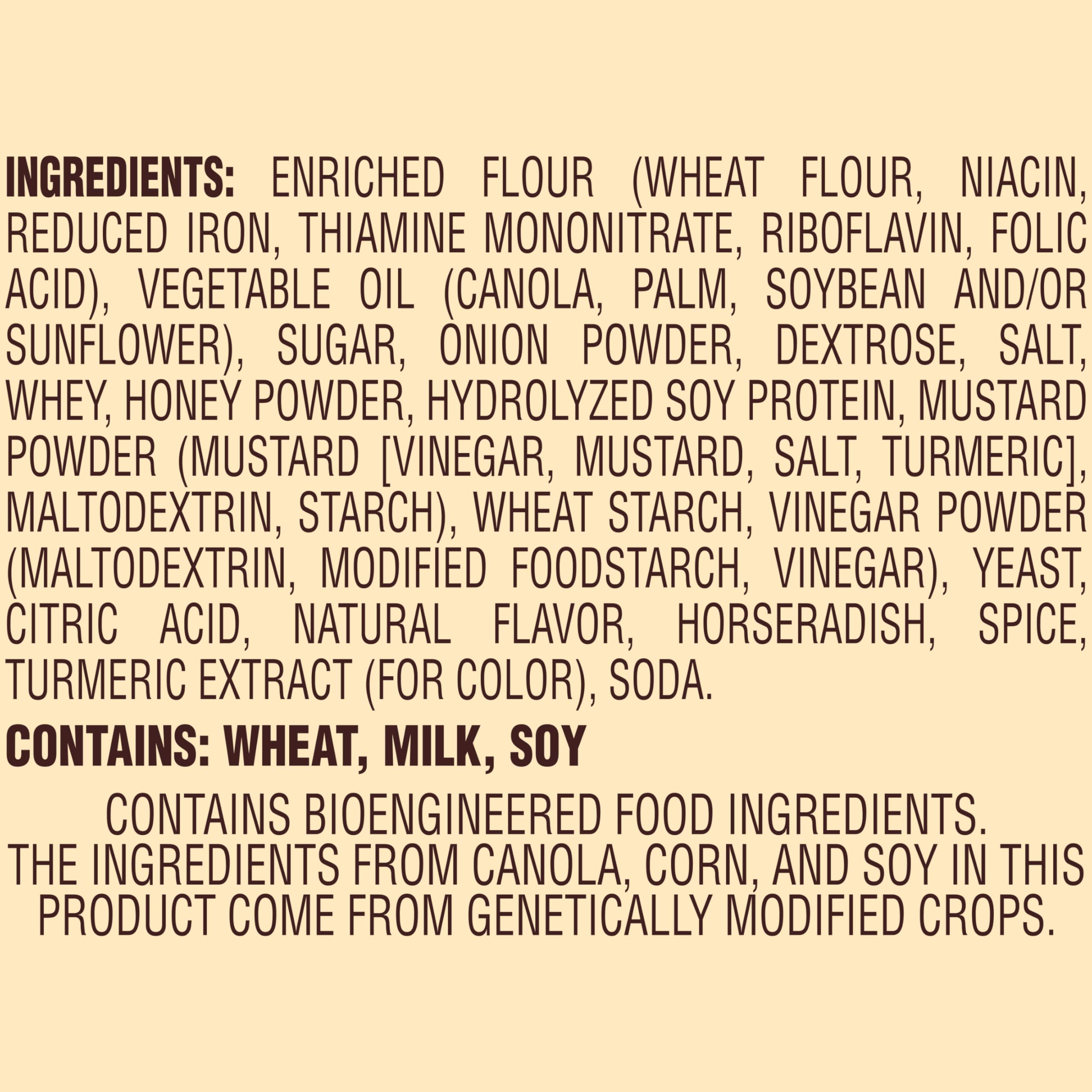 18-ounce party-size bag shown with back label details.