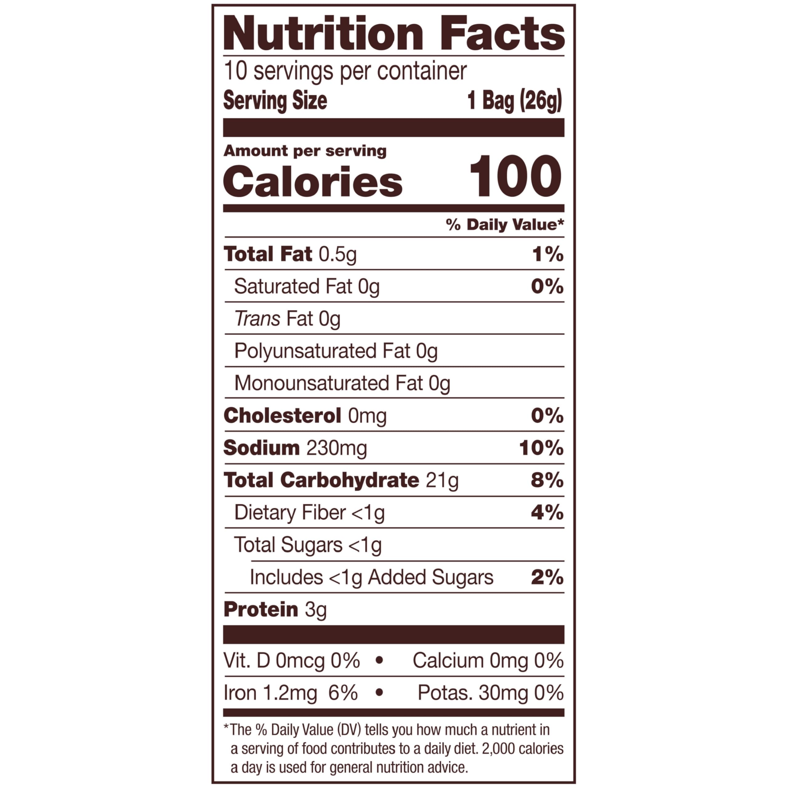 Snyder's of Hanover mini pretzels snack packs—perfect 100-calorie portions for on-the-go energy.