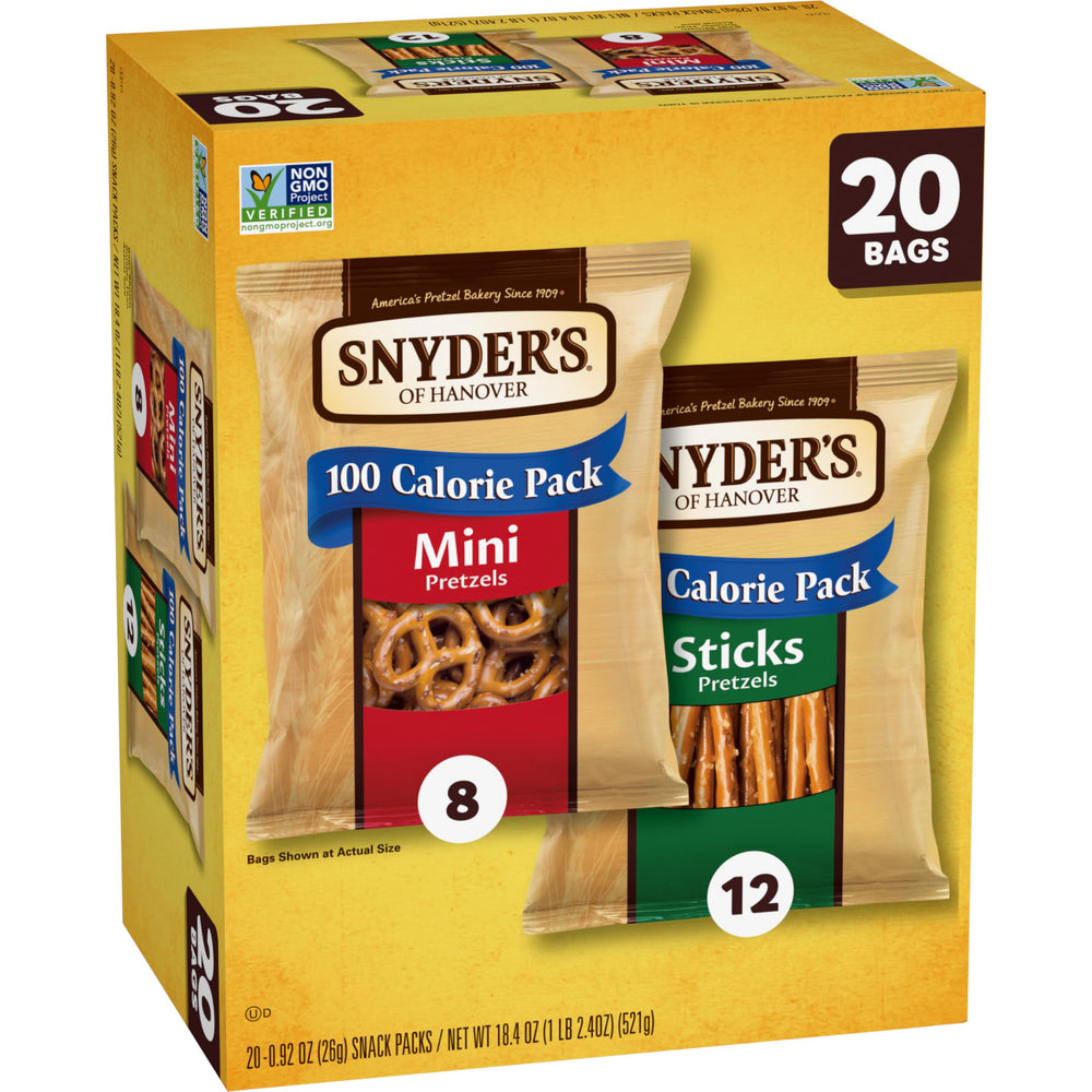 On-the-go Snyder's of Hanover snack in a lunchbox for busy days