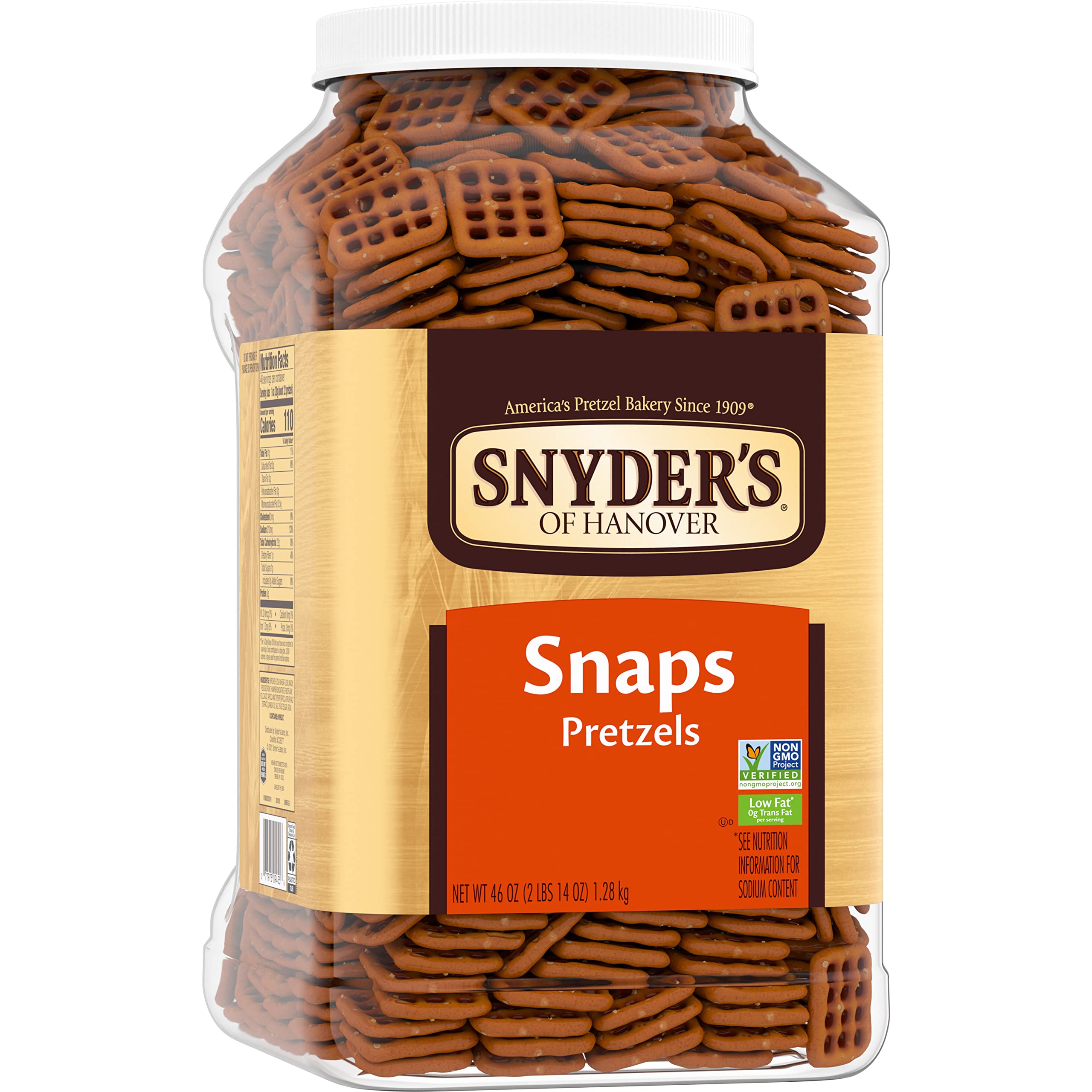 Snyder's Pretzel Snaps ideal for dipping and sharing.