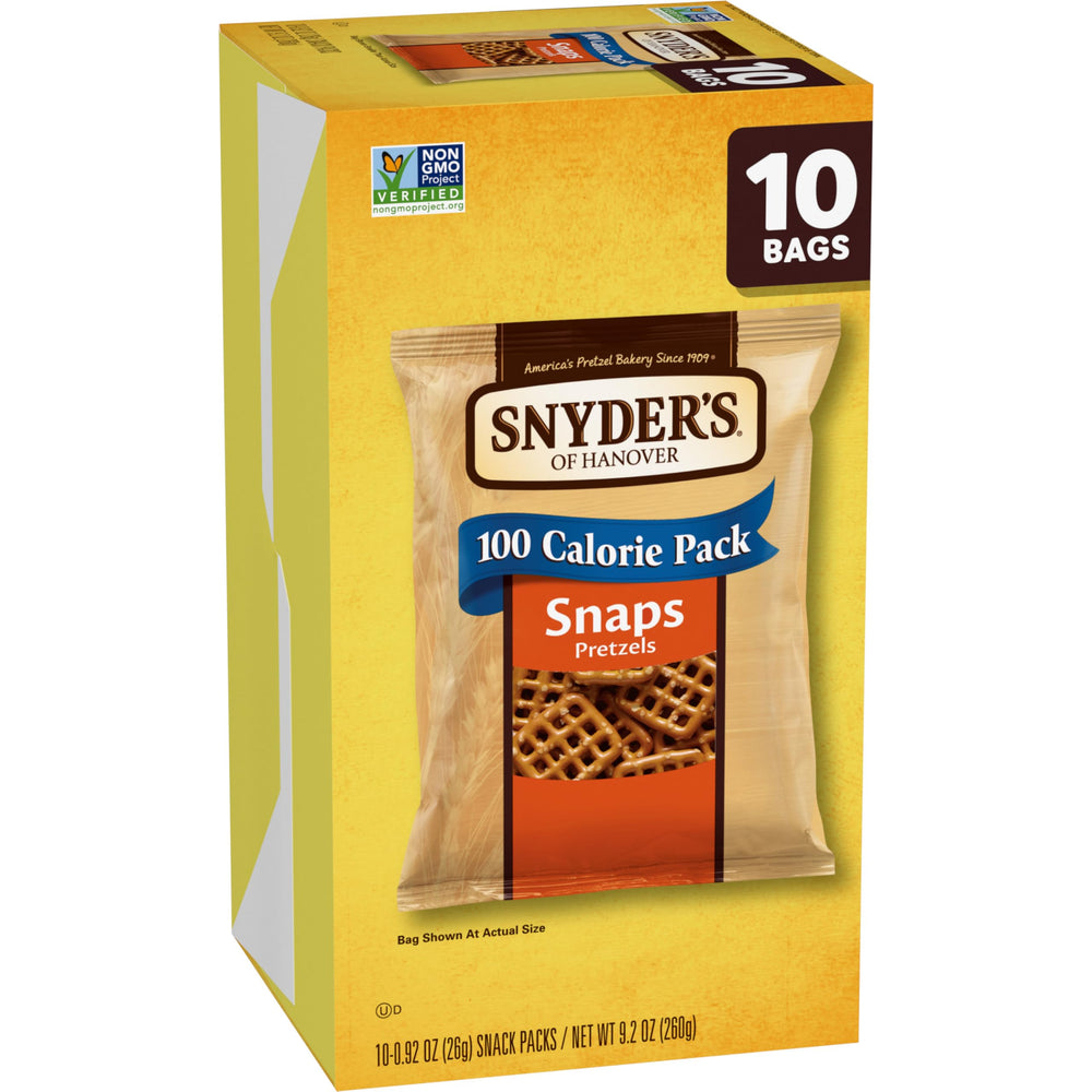 Snyder's of Hanover Snaps school-pack snack for lunchtime.