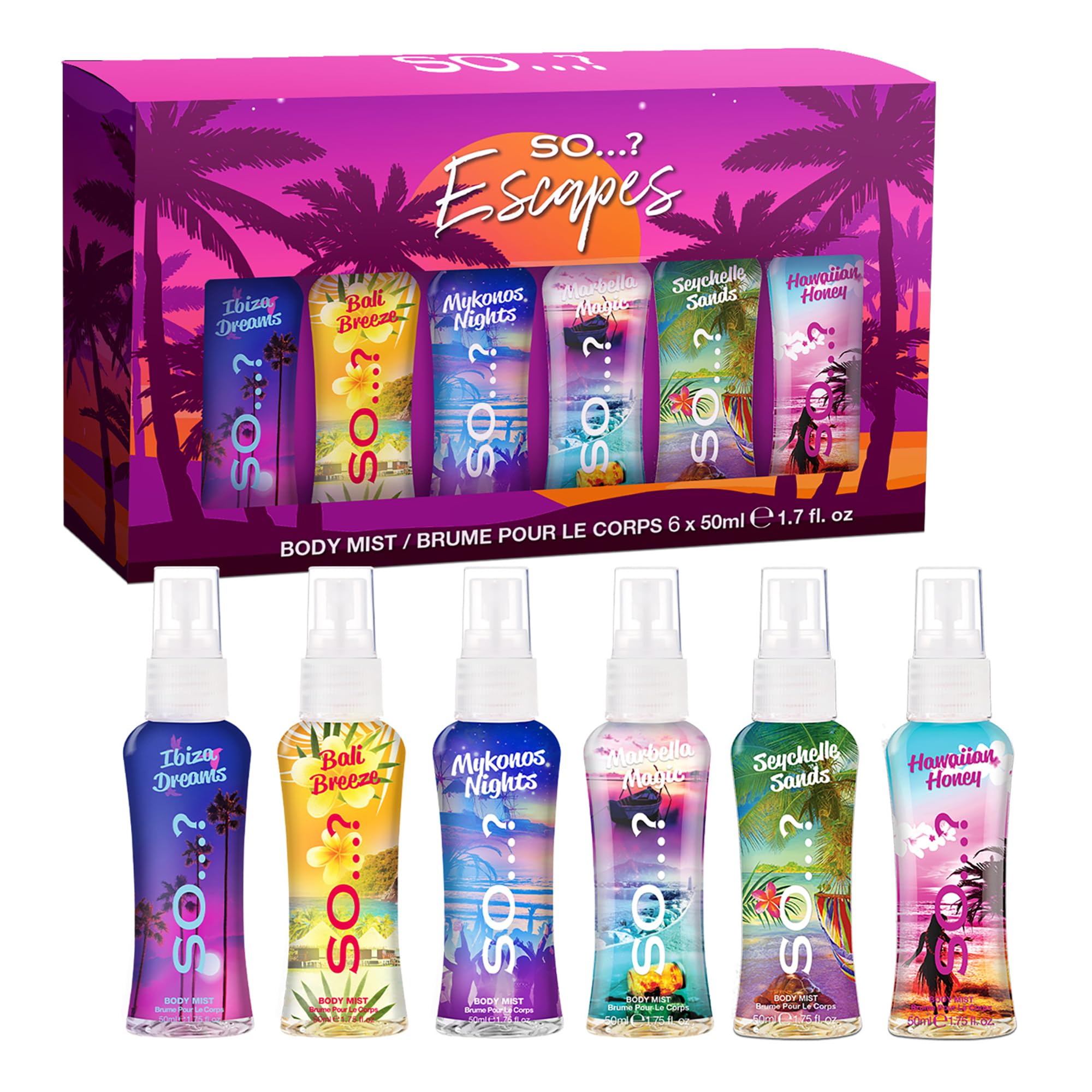So...? Escapes Ibiza Dreams bottle — sun-kissed daily freshness.