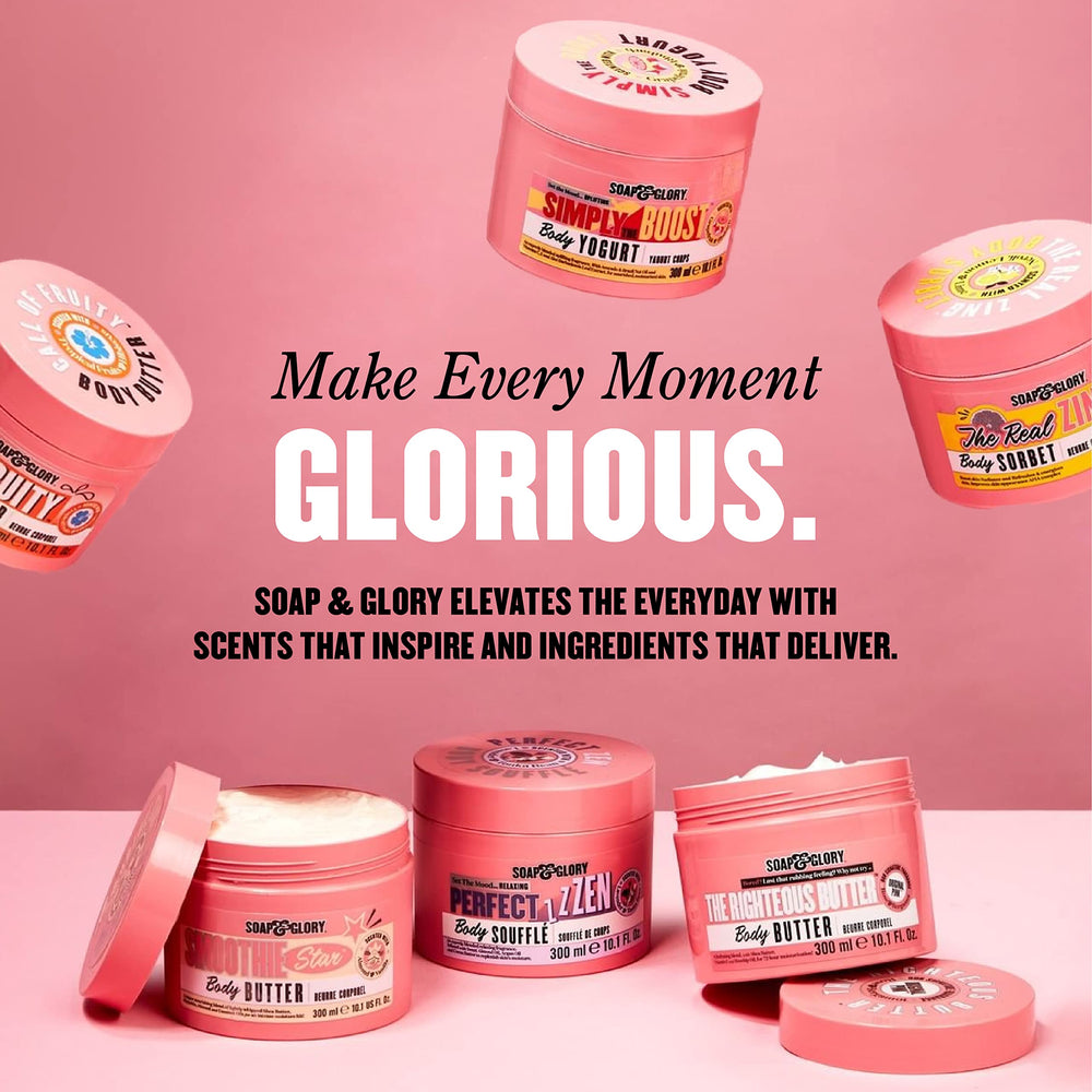 Soap & Glory Magnifi-Coco vitamin-a infusion imagery underscores skin-nourishing potential
