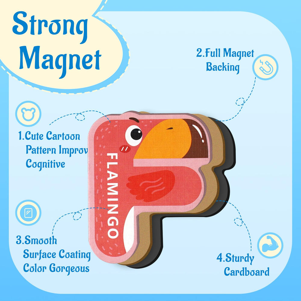 Soarly Turtle letter magnet encourages spelling practice on metallic surfaces.