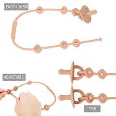 Socub stroller accessory straps attach to stroller or high chair for easy reach.
