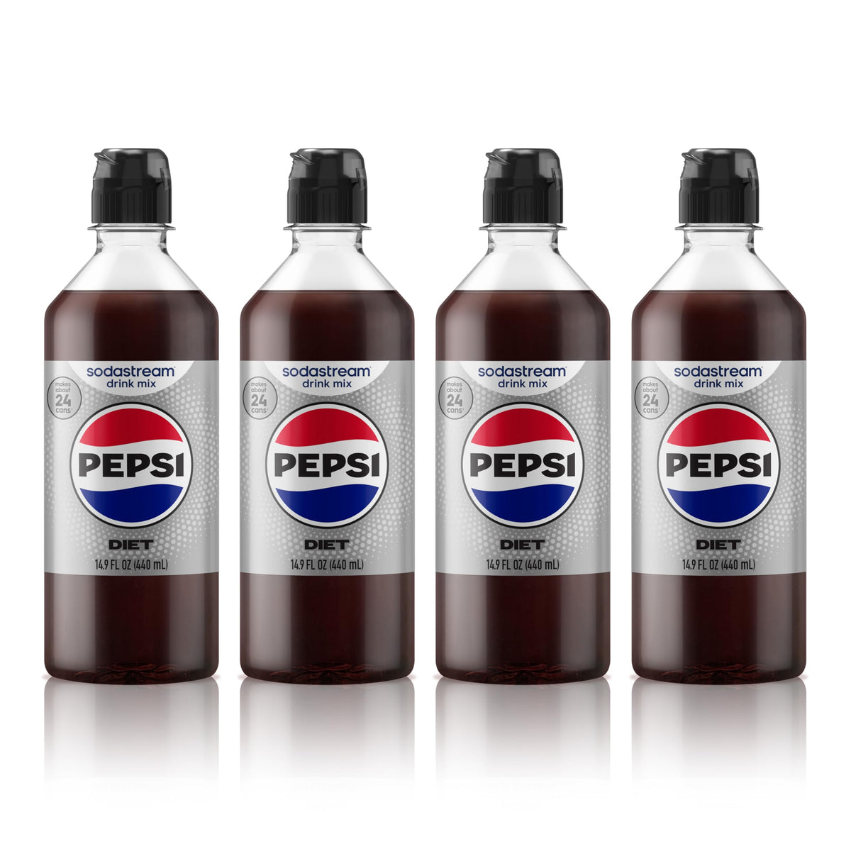 SodaStream Diet Pepsi new pour bottle 440ml: zero-calorie cola at home.