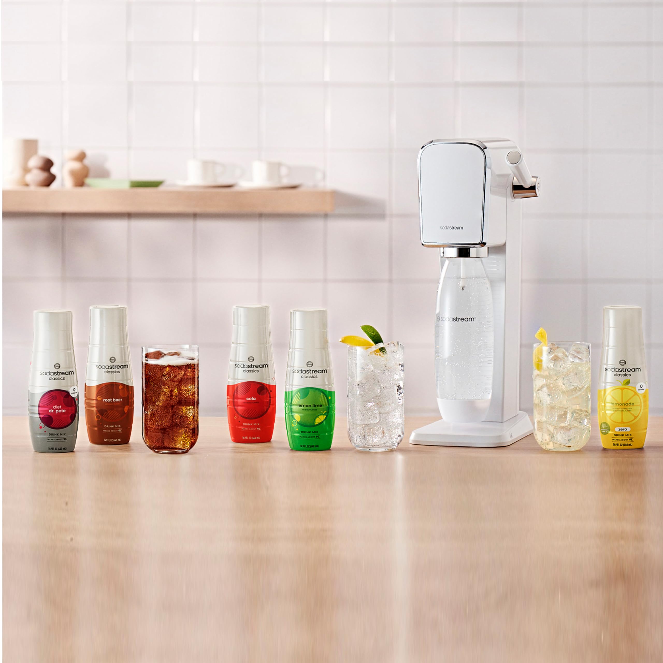 SodaStream Energy ready-to-drink bottle highlights convenience for on-the-go entertaining.