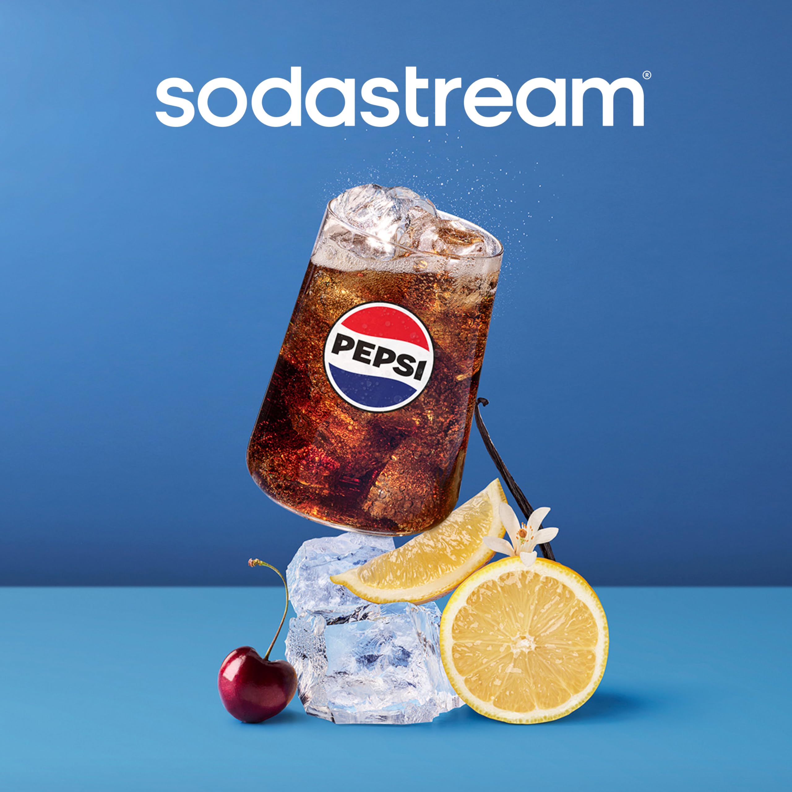 SodaStream bottle in the fridge ready for quick refreshments.