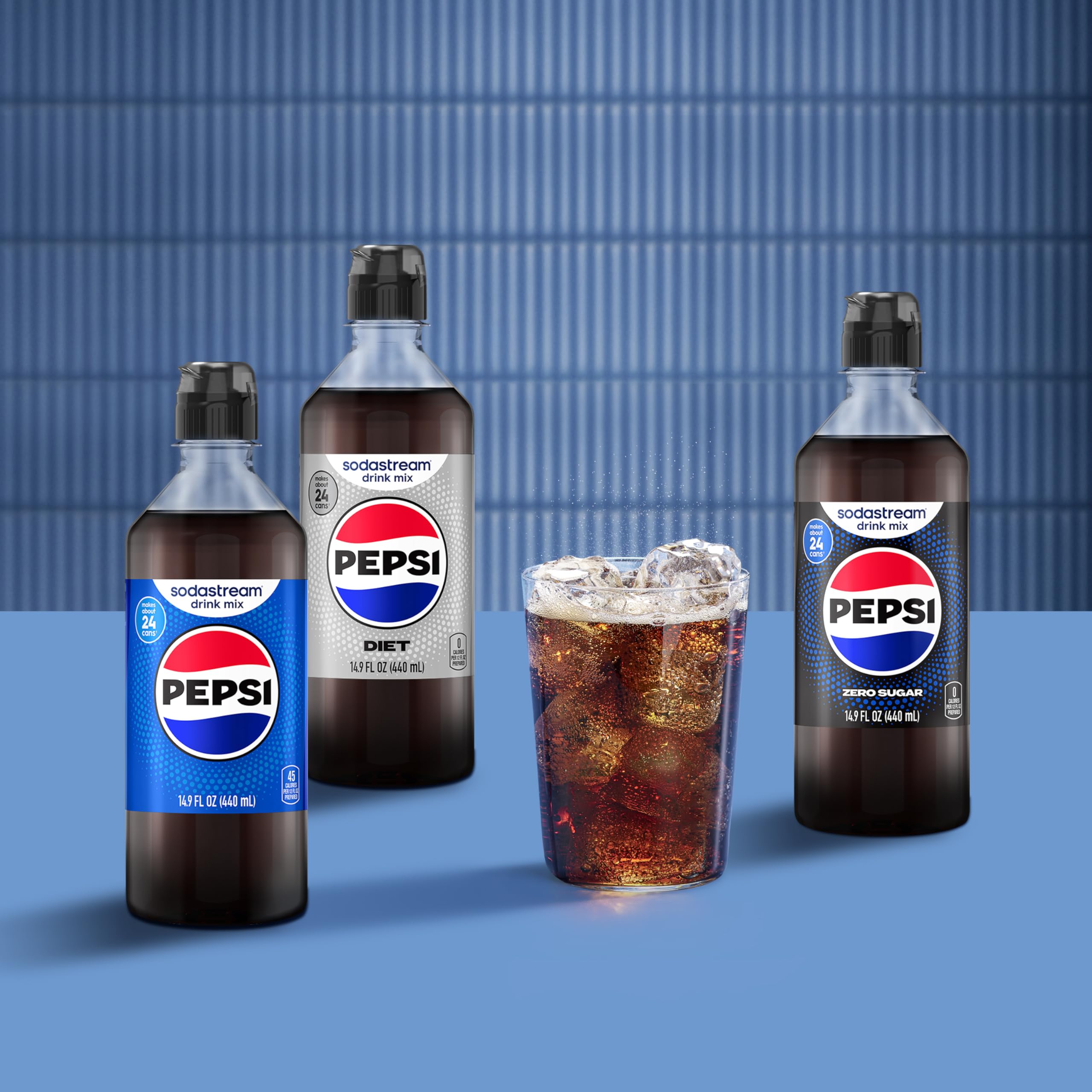 SodaStream Pepsi Zero Sugar 4-pack eco-friendly recycled bottle material
