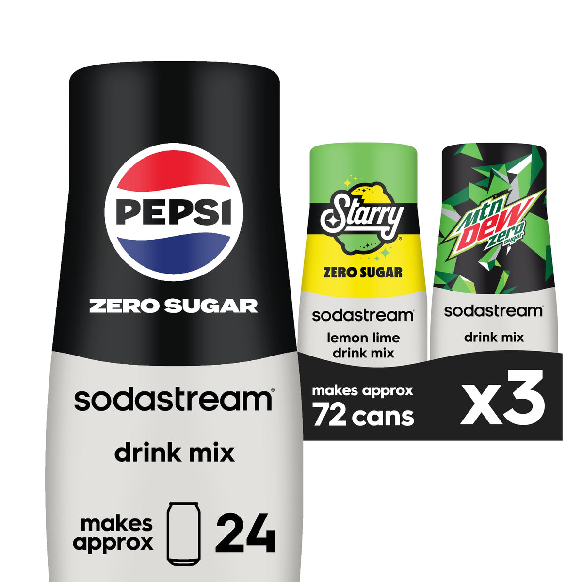 SodaStream Pepsi Zero Sugar bottle pour for zero-calorie flavor at home