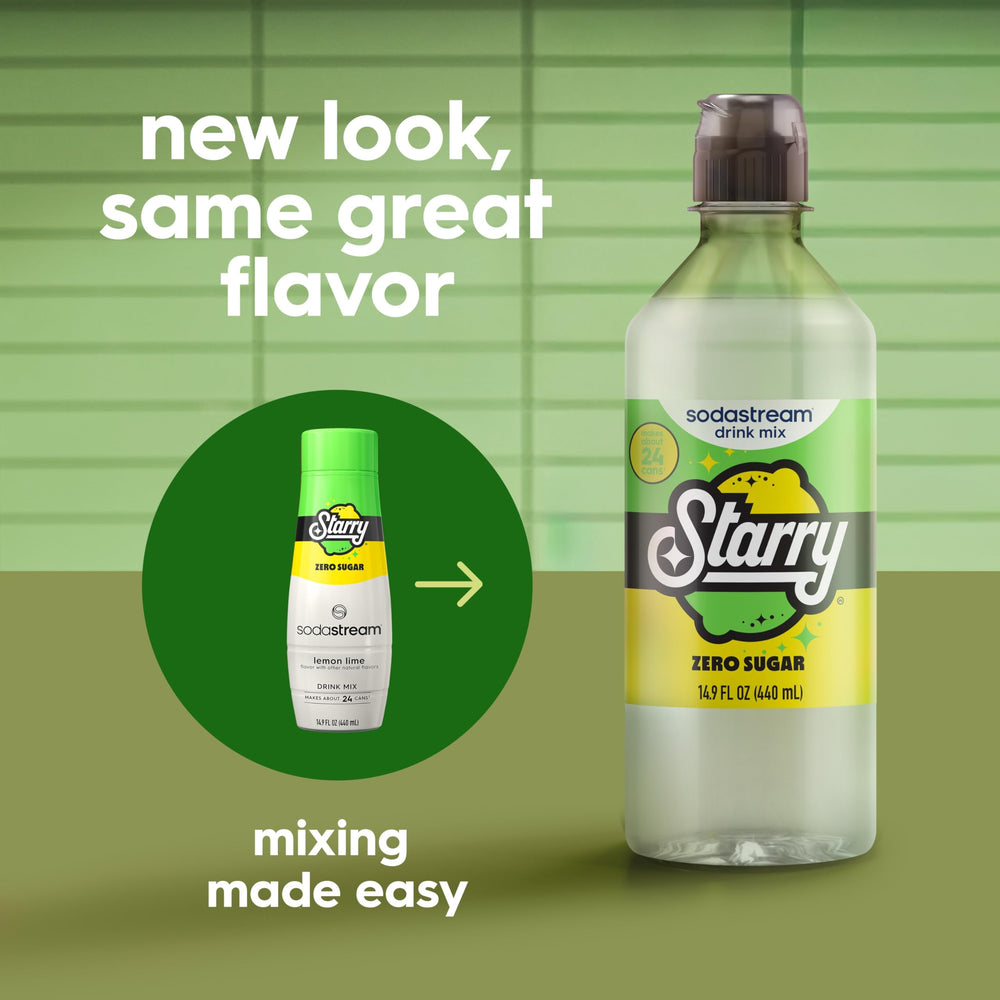 Four-bottle display of Starry Zero for home use