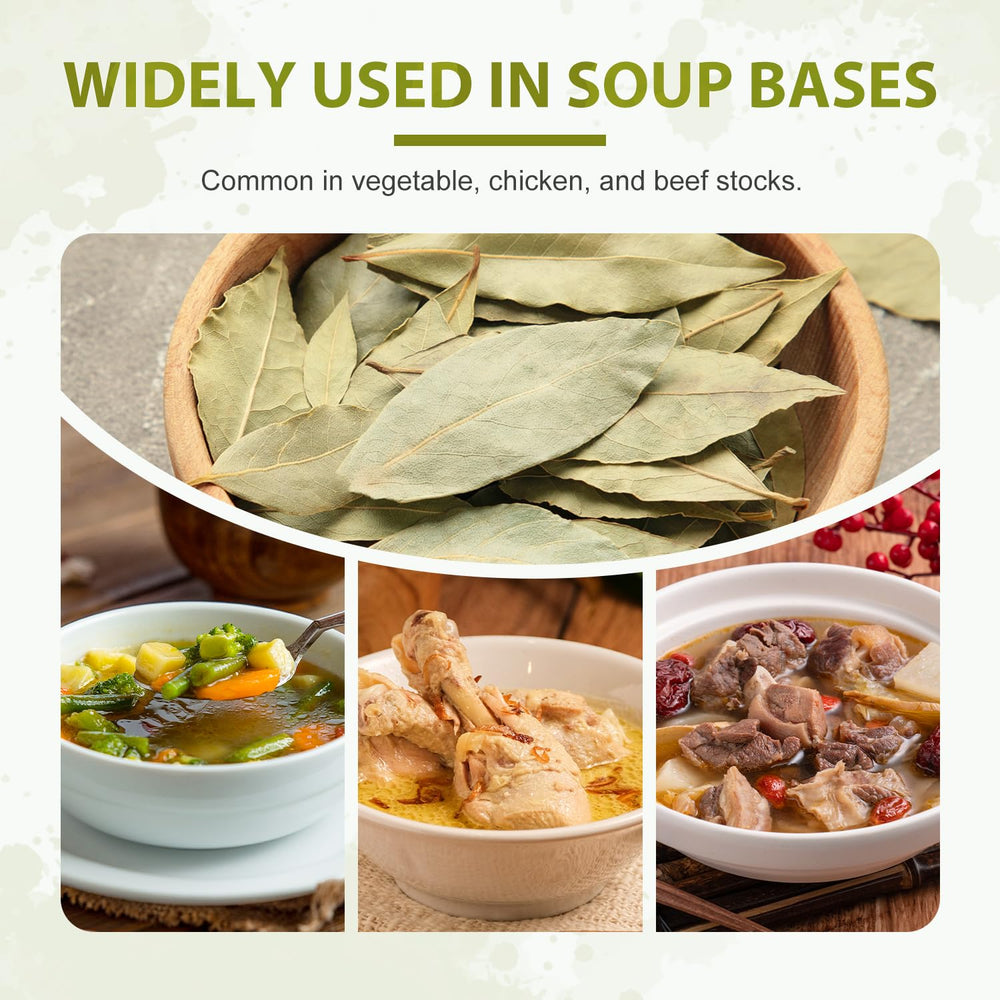 Soeos Bay Leaves releasing warm aroma when simmered in a stew.