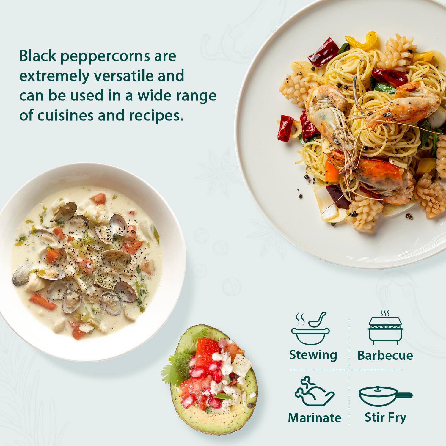 Soeos Black Peppercorns kosher non-GMO status supports dietary preferences.