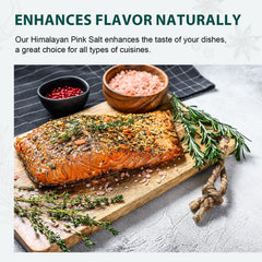 Soeos Coarse Pink Salt on a steak, adds subtle color and depth.
