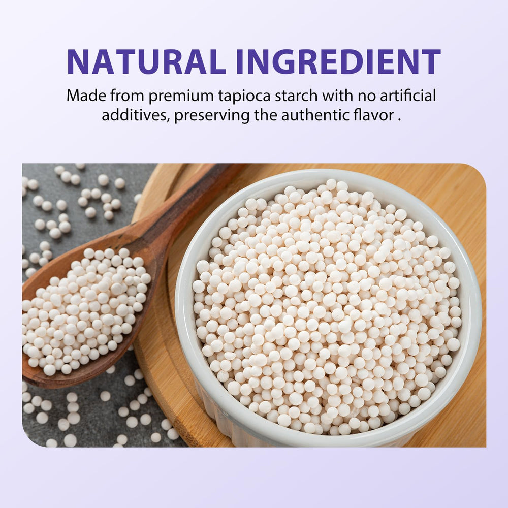 Soeos Sago Pearls for yogurt toppings deliver playful chew and flavor absorption.