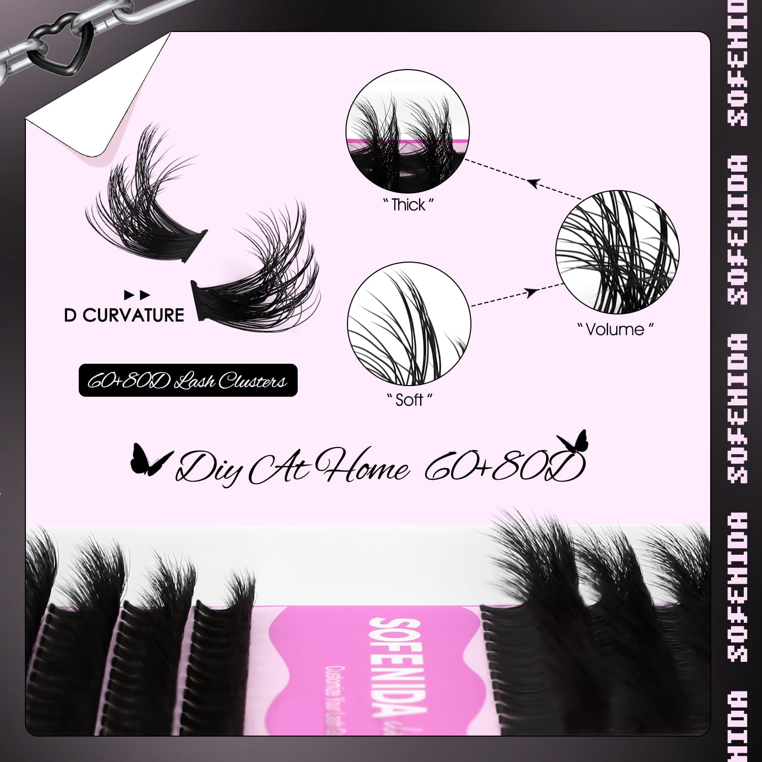 SOFENIDA D-curvature lash extensions add natural depth and definition.