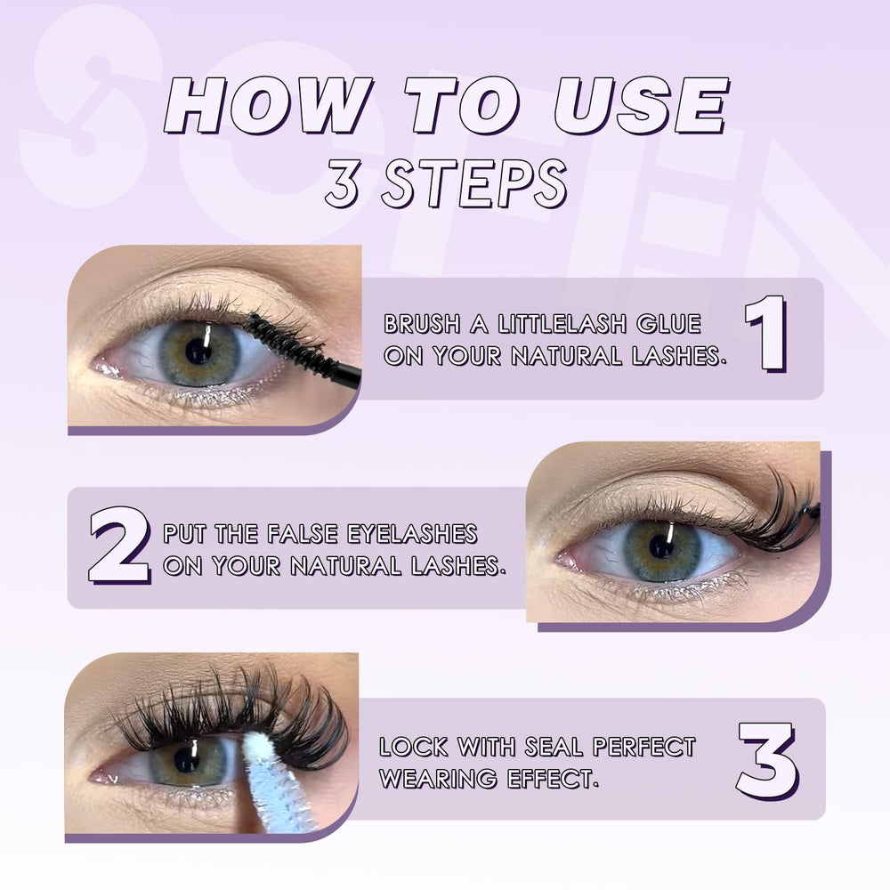 SOFENIDA DIY lash-application guide for quick at-home lash routines