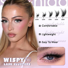 SOFENIDA fine-band lash clusters enabling easy placement and comfortable wear