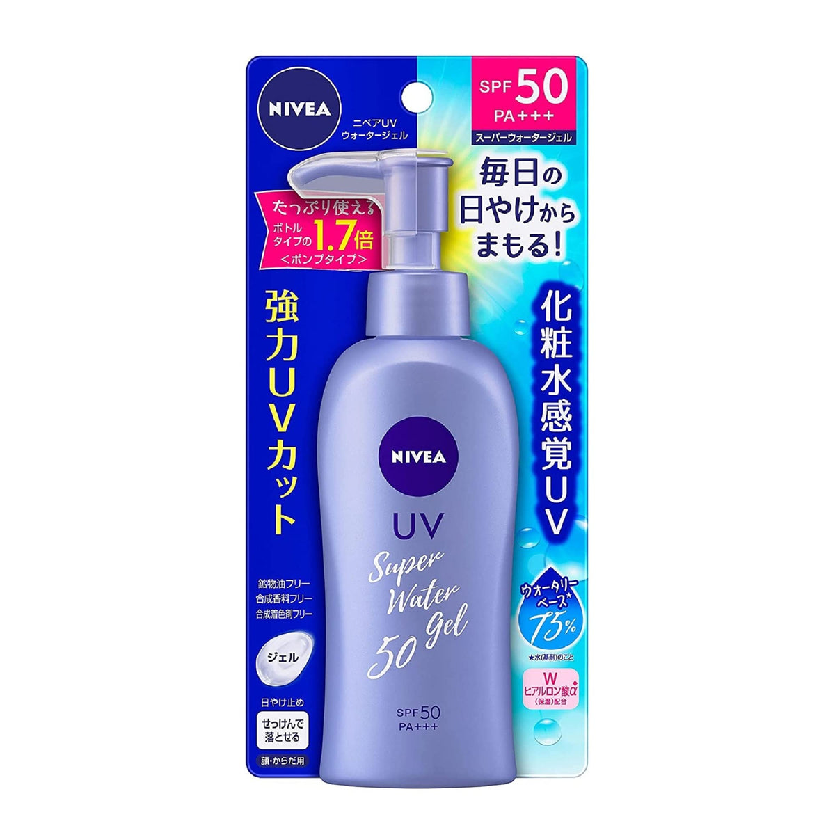 SOFIA BY ODE NIVEA Sun Protect Water Gel bottle close-up showing light, easy application