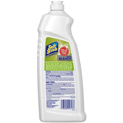 Soft Scrub antibacterial cleaner at sink showing stain removal action