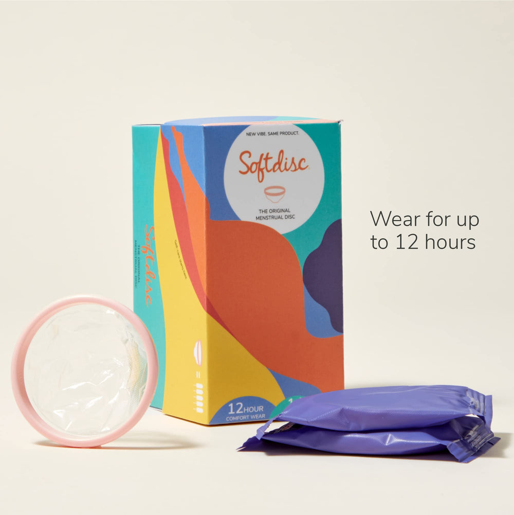 Softdisc inserted with a comfortable, discreet wear